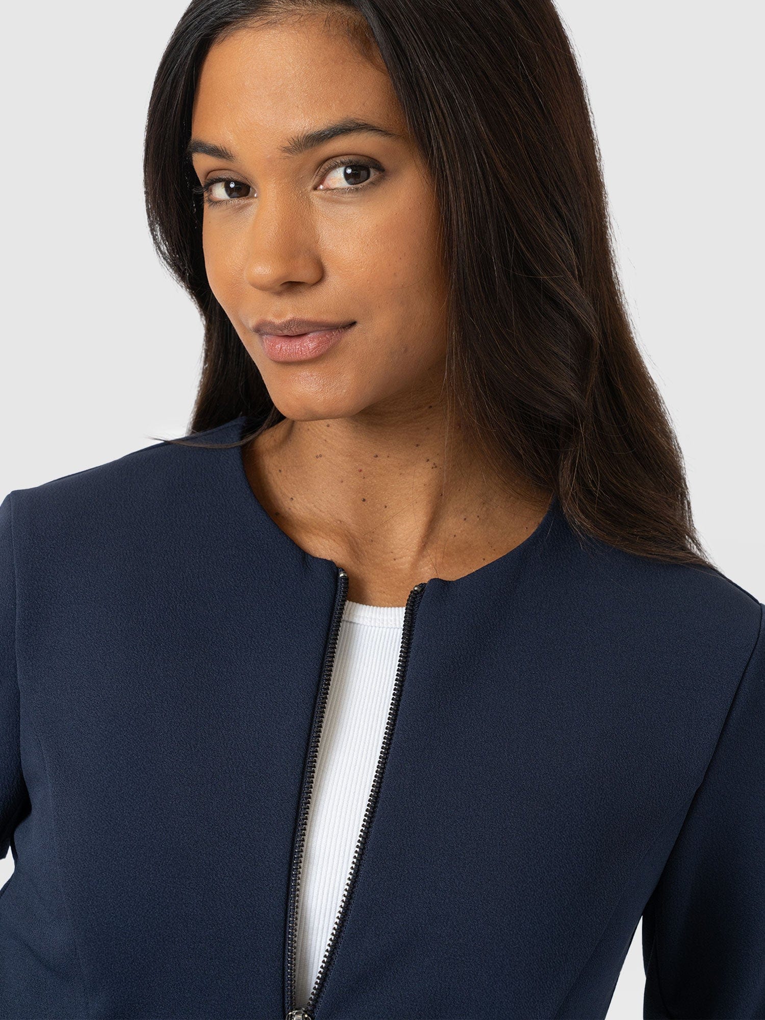 Florence Jacket - Navy - Women's Jackets | Saint + Sofia® USA