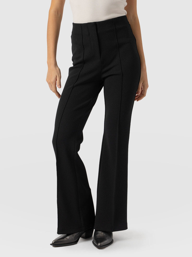 Freya Flared Pant Black - Women's Pants | Saint + Sofia® USA