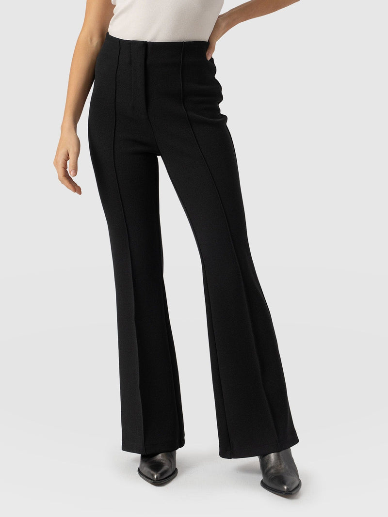 Freya Flared Pant Black - Women's Pants | Saint + Sofia® USA