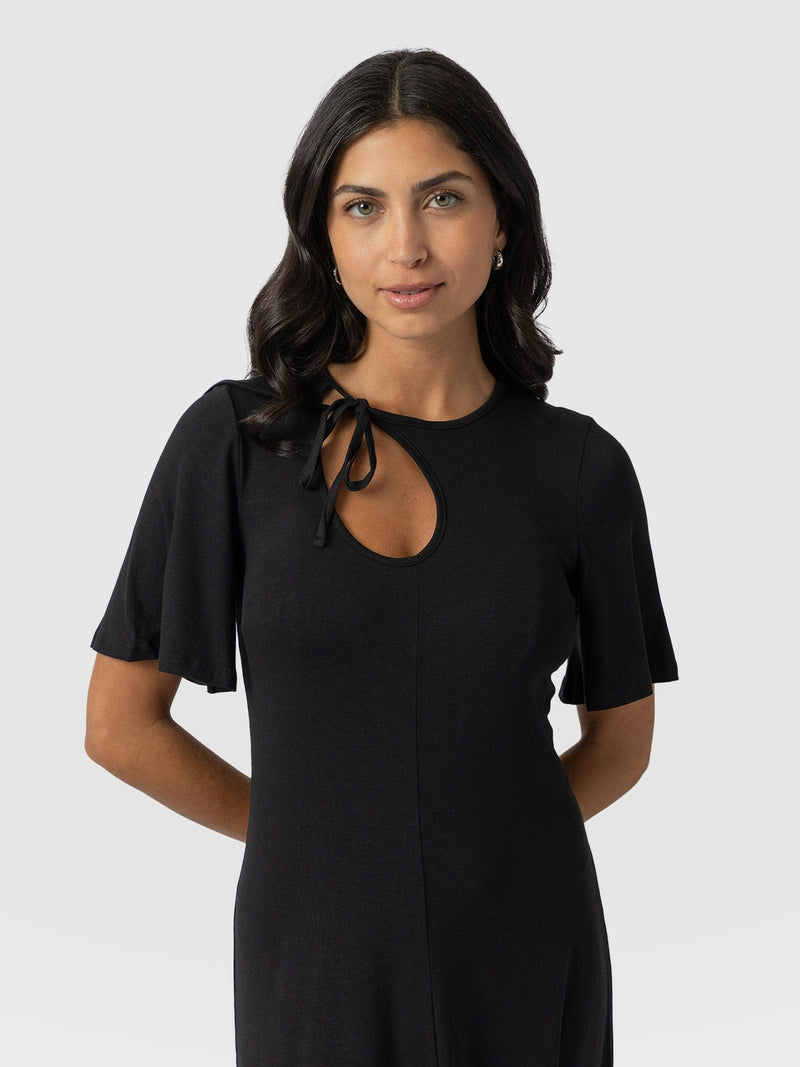 Freya Tie Dress Black - Women's Dresses | Saint + Sofia® USA