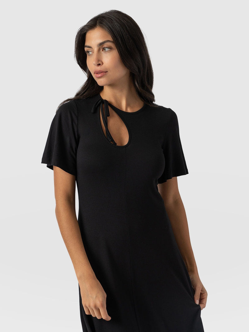 Freya Tie Dress Black - Women's Dresses | Saint + Sofia® USA