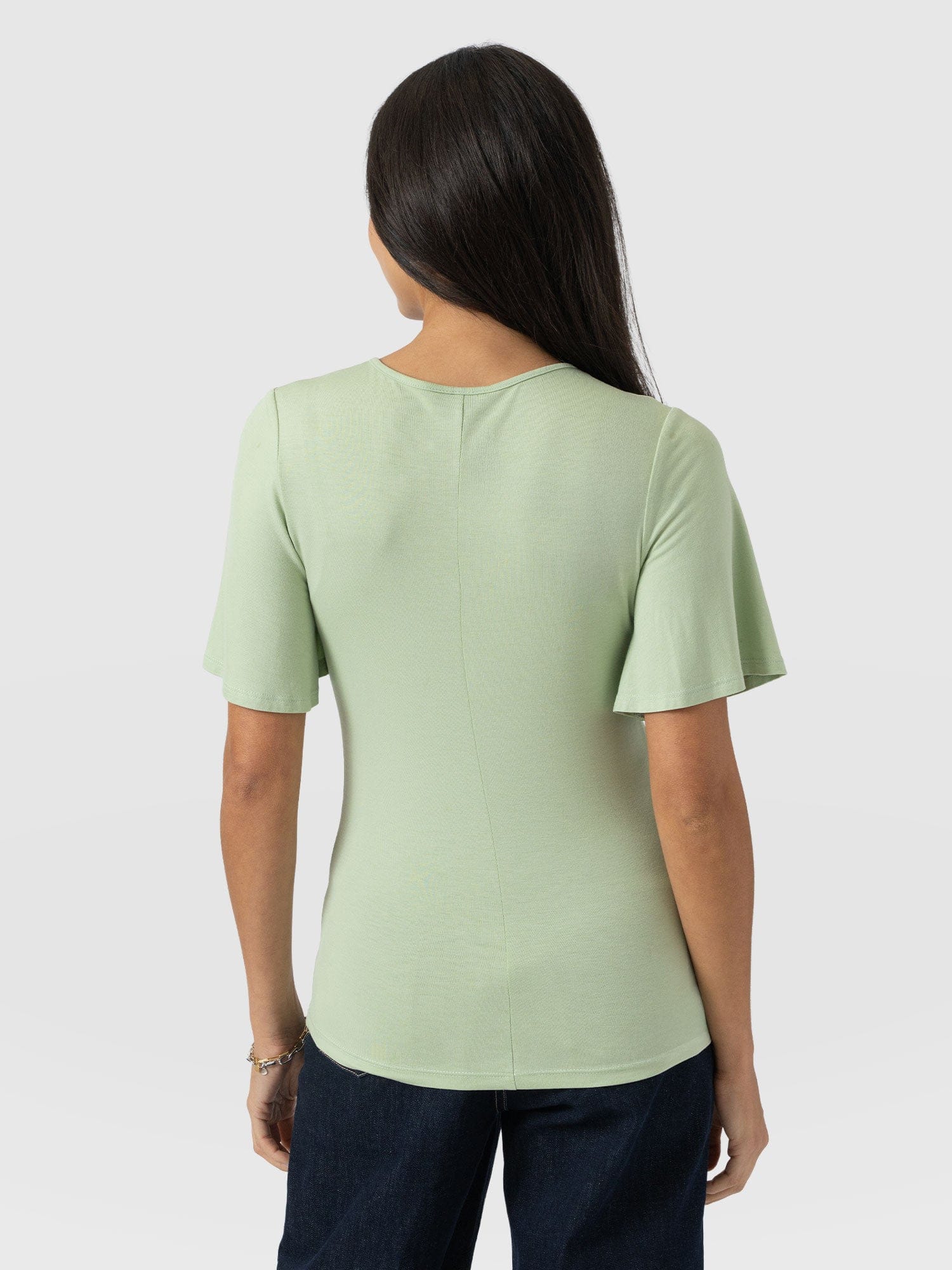 Freya Tie Tee - Mint - Women's T-shirts | Saint + Sofia® USA