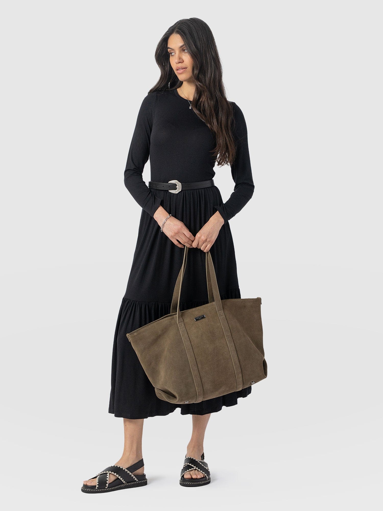 Greenwich Dress Black Sleeves - Women's Dresses | Saint + Sofia® USA