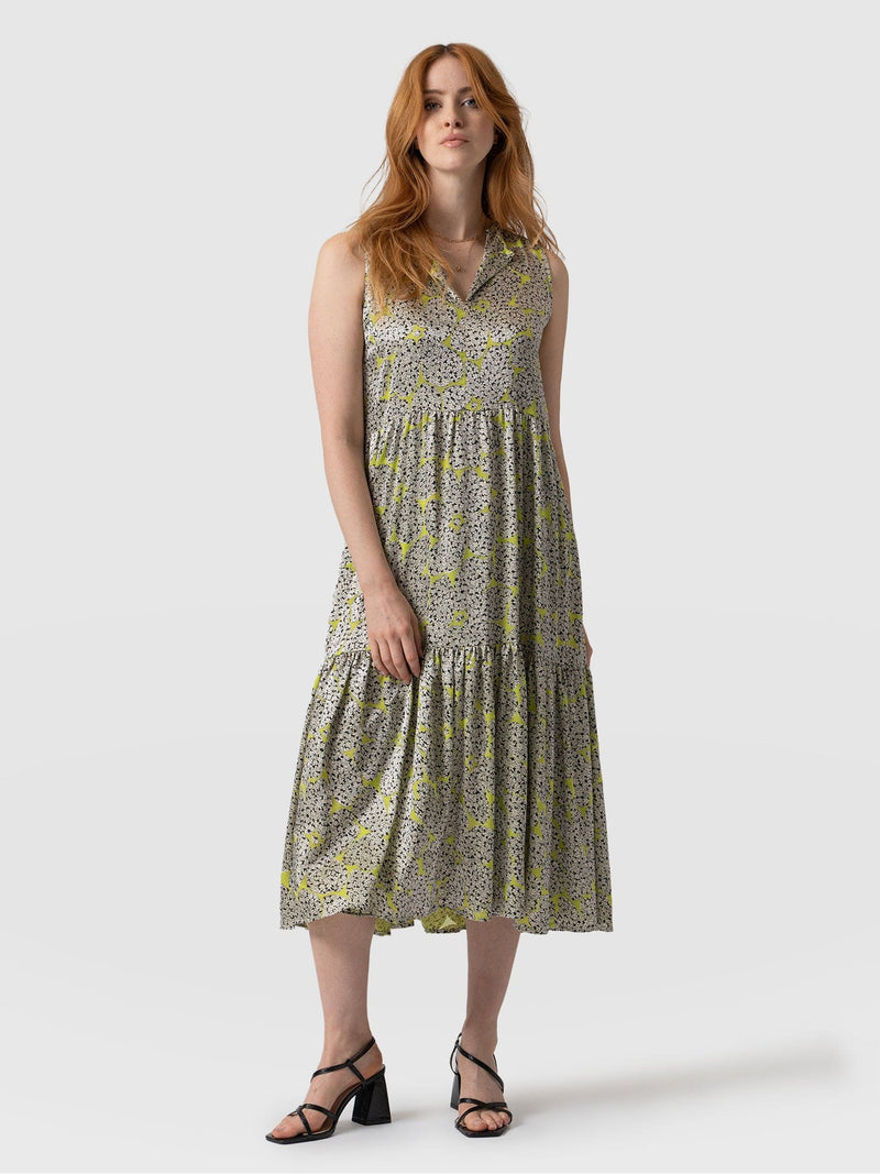 Greenwich Dress Ditsy Burnout - Women's Dresses | Saint + Sofia® USA
