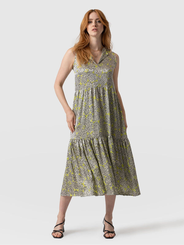 Greenwich Dress Ditsy Burnout - Women's Dresses | Saint + Sofia® USA