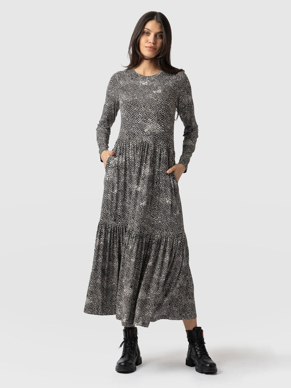 Greenwich Dress Long Sleeve Dragon Shade - Women's Dresses | Saint + Sofia® USA