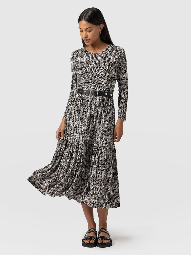 Greenwich Dress Long Sleeve Dragon Shade - Women's Dresses | Saint + Sofia® USA