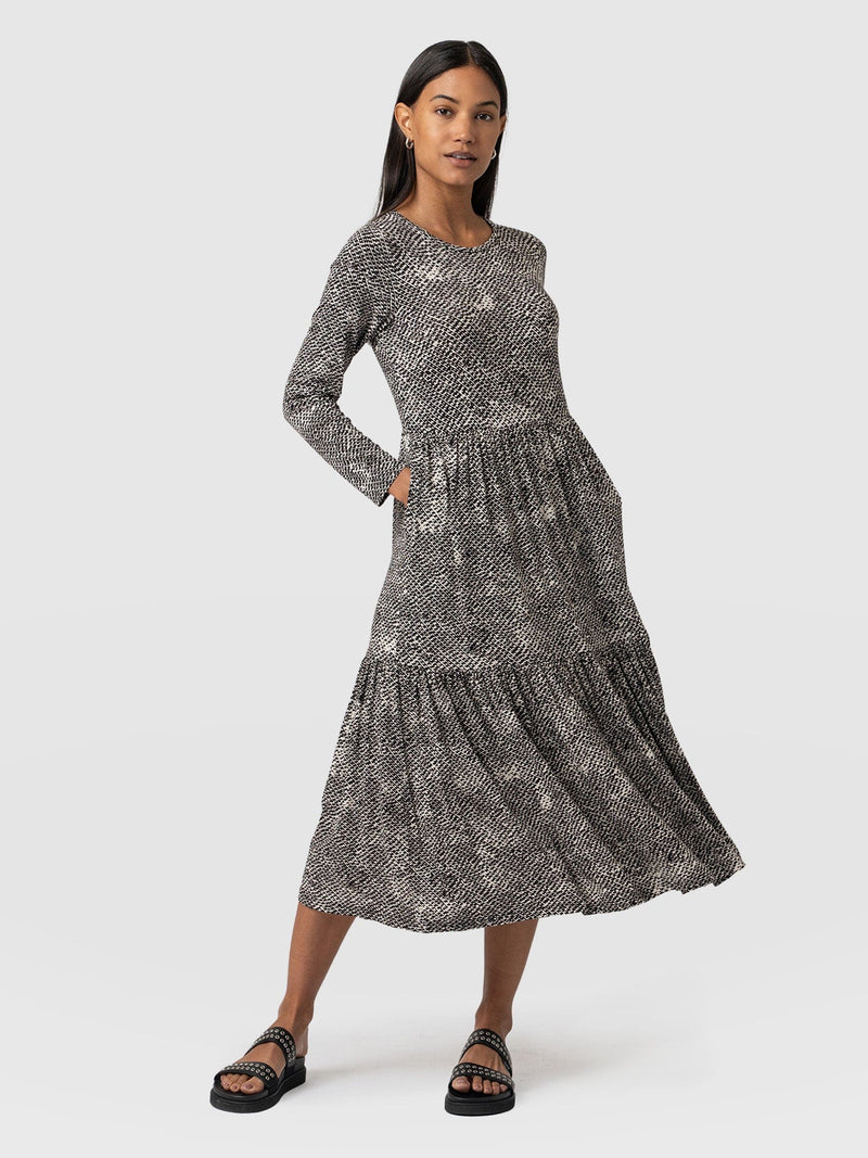 Greenwich Dress Long Sleeve Dragon Shade - Women's Dresses | Saint + Sofia® USA