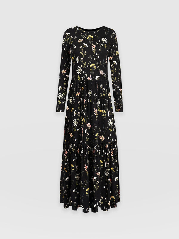 Greenwich Dress Long Sleeve Hyde Gardens - Women's Dresses | Saint + Sofia® UK