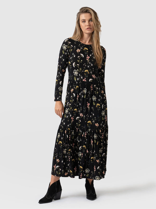 Greenwich Dress Long Sleeve Hyde Gardens - Women's Dresses | Saint + Sofia® USA