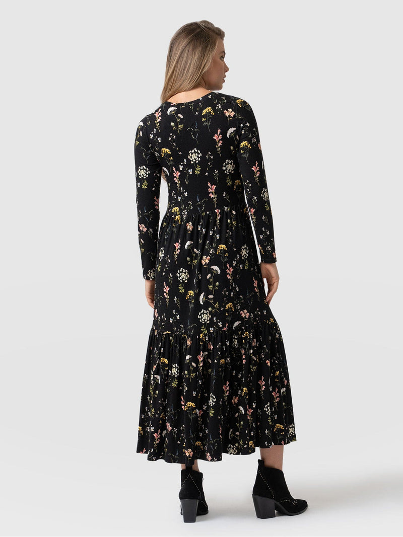 Greenwich Dress Long Sleeve Hyde Gardens - Women's Dresses | Saint + Sofia® USA
