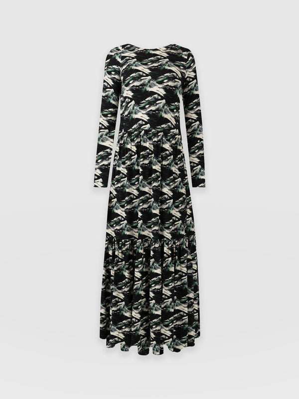 Greenwich Dress Long Sleeve Regent Swirl - Women's Dresses | Saint + Sofia® USA