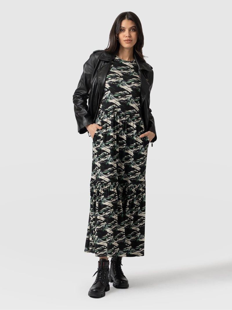 Greenwich Dress Long Sleeve Regent Swirl - Women's Dresses | Saint + Sofia® USA