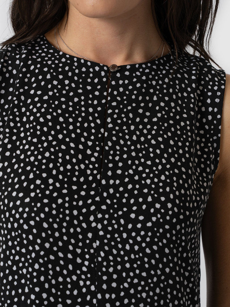 Greenwich Dress Spot Print - Women's Dresses | Saint + Sofia® USA