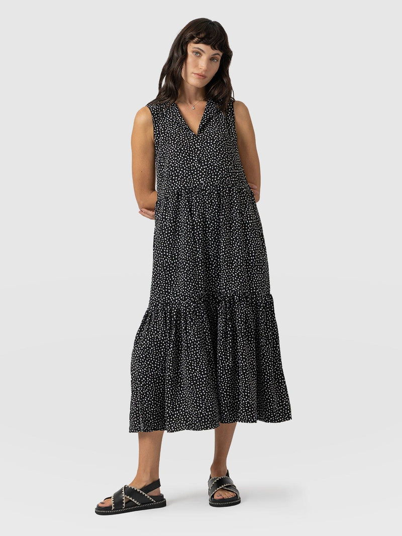 Greenwich Dress Spot Print - Women's Dresses | Saint + Sofia® USA