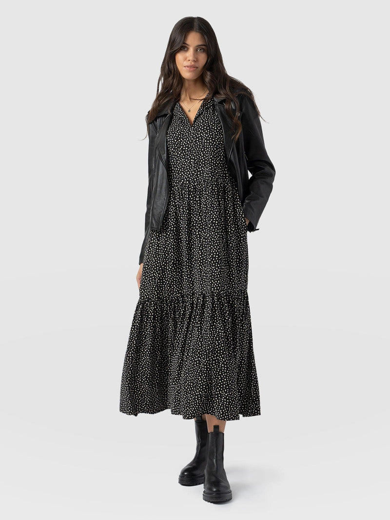 Greenwich Dress Spot Print - Women's Dresses | Saint + Sofia® USA