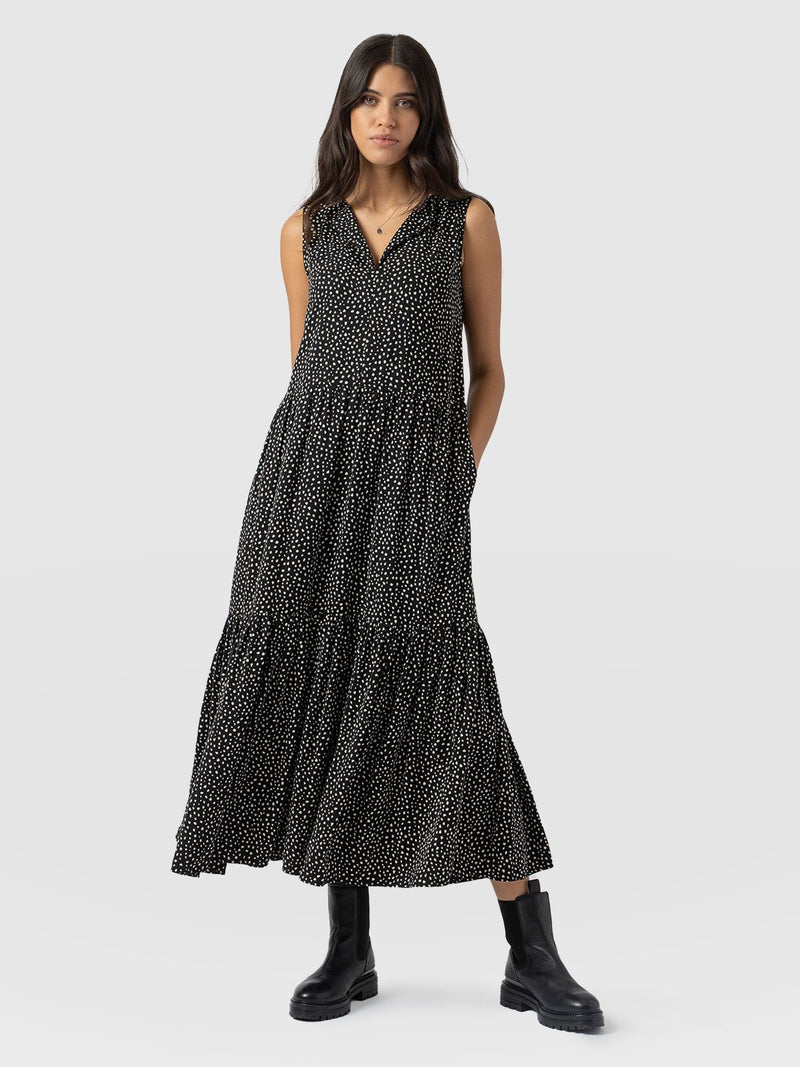 Greenwich Dress Spot Print - Women's Dresses | Saint + Sofia® USA