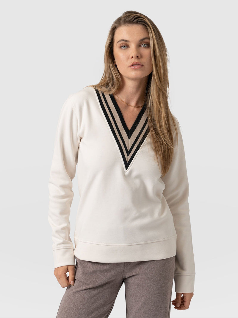 Hailey Sweater Cream - Women's Sweaters | Saint + Sofia® USA