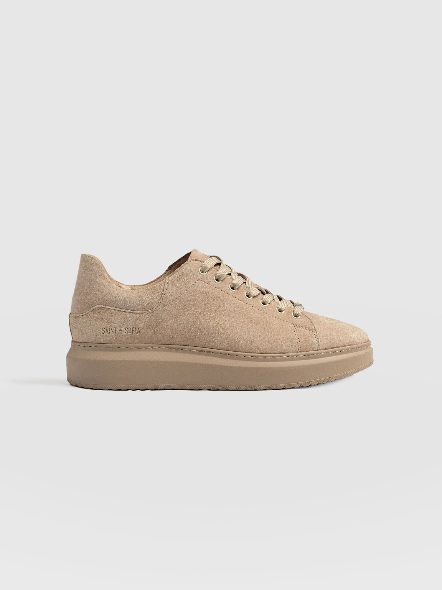 Hampstead Sneaker Camel Suede - Women's Sneakers | Saint + Sofia® USA