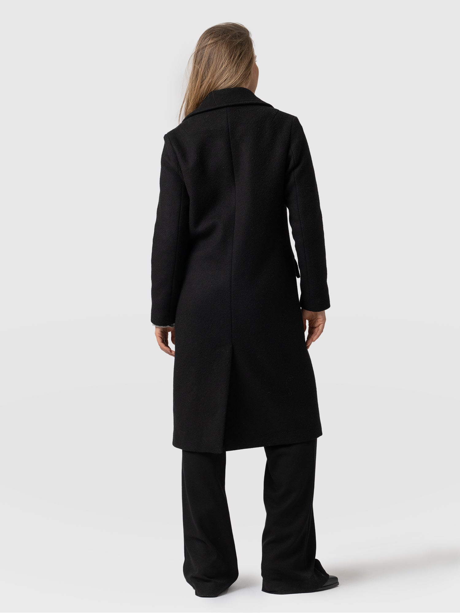 Hampton Coat Black - Women's Coats | Saint + Sofia® USA