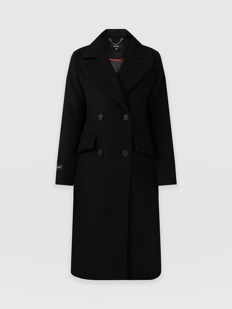 Hampton Coat Black - Women's Coats | Saint + Sofia® USA