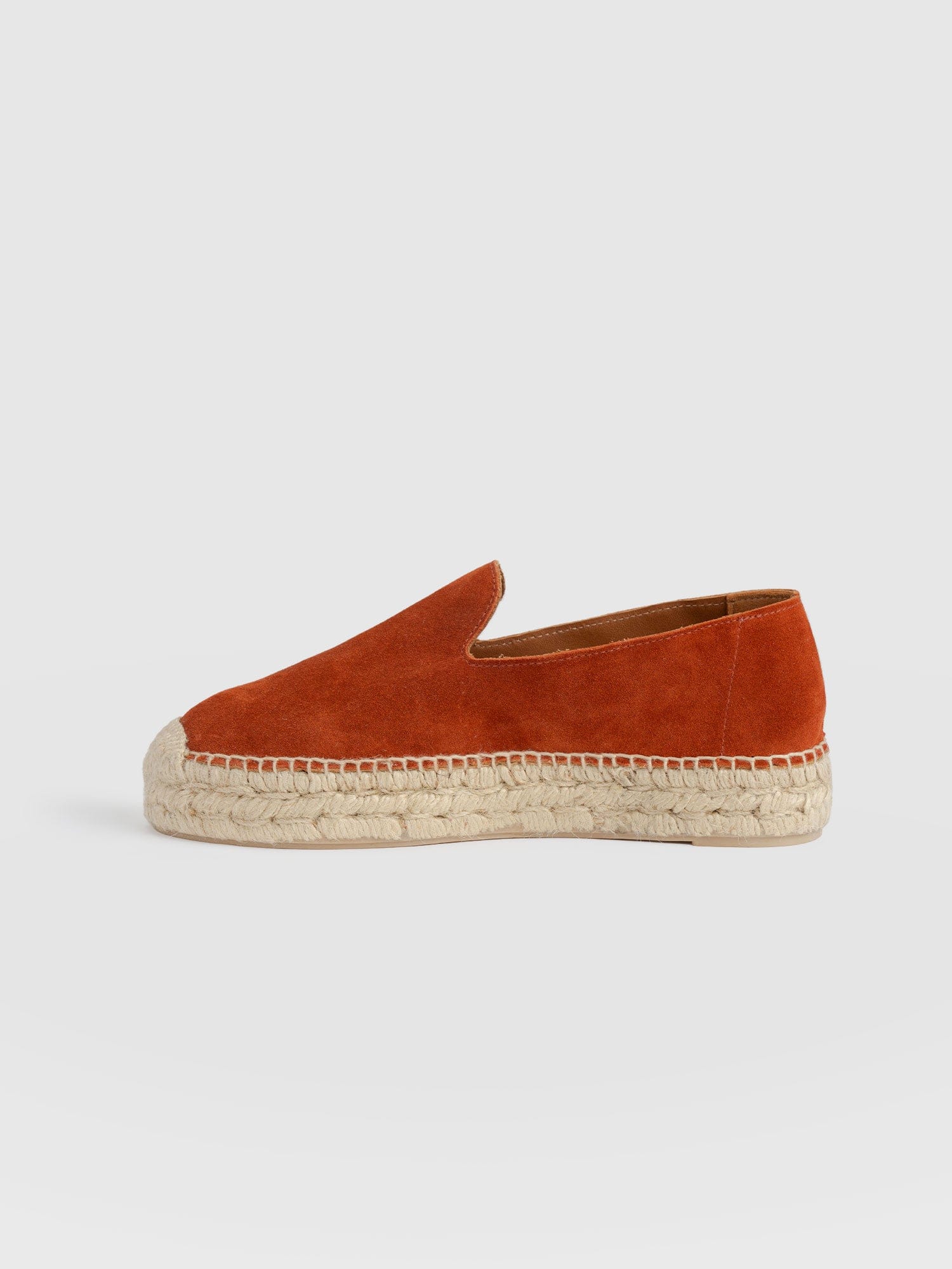 Hampton Espadrilles - Burnt Orange Suede - Women's Shoes | Saint + Sofia® USA