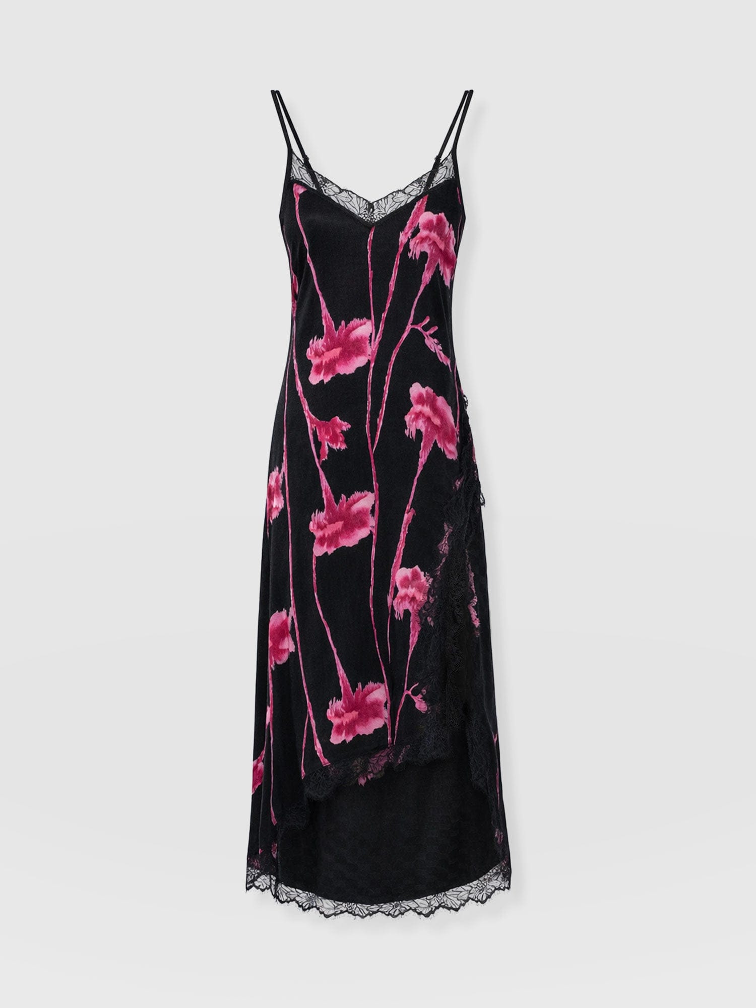 Harper Lace Cami Dress - Pink Stem Floral - Women's Dresses | Saint + Sofia® USA