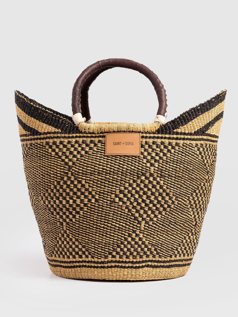 Heidi Large Basket Bag - Navy - Women's Handbags | Saint + Sofia® USA