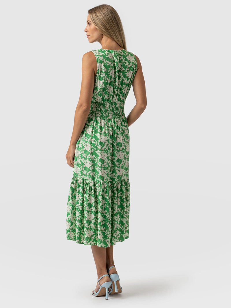 Heron Dress Pixel Floral - Women's Dresses | Saint + Sofia® USA