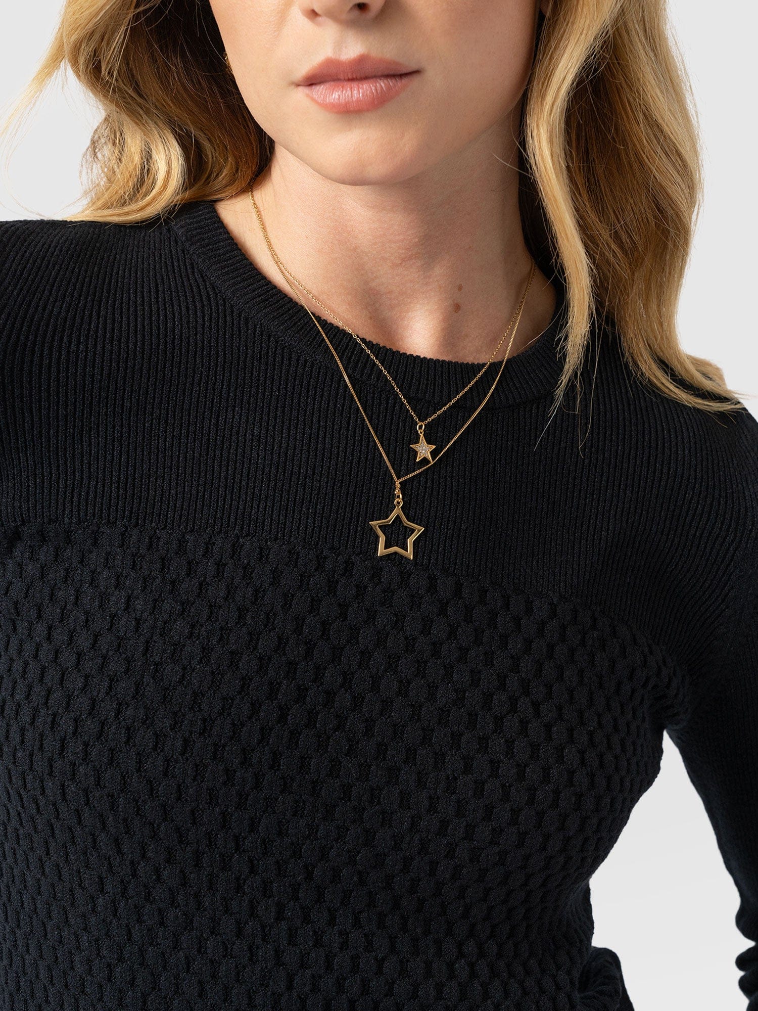 Honeycomb Rib Sweater Black - Women's Sweaters | Saint + Sofia® US