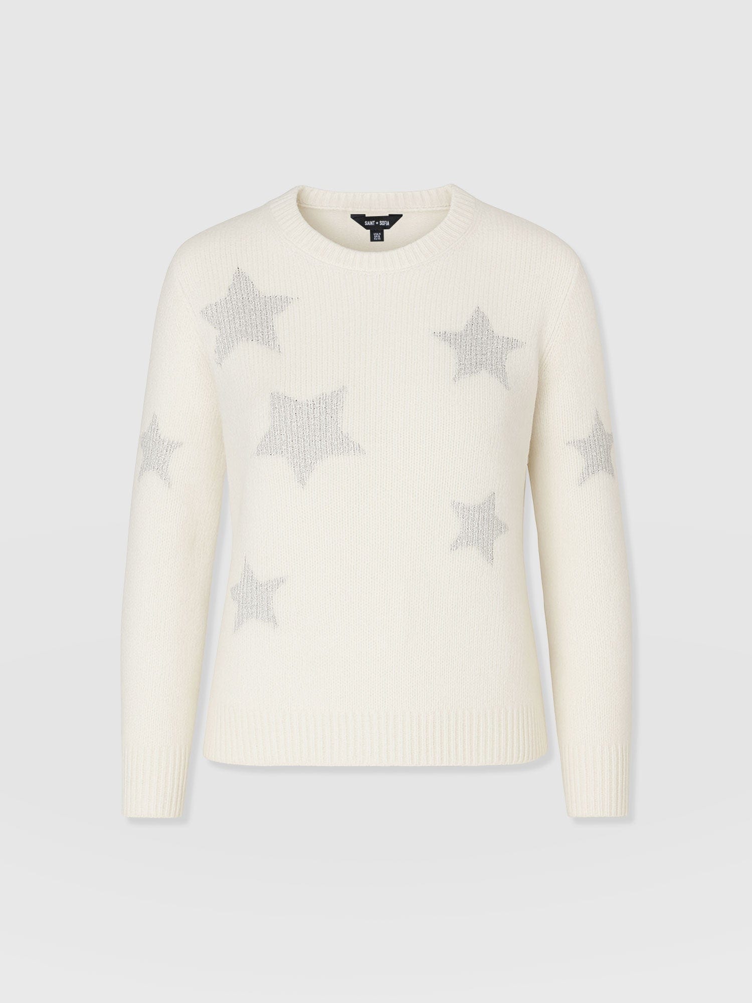 Indy Star Jumper - Cream - Women's Jumpers | Saint + Sofia® USA