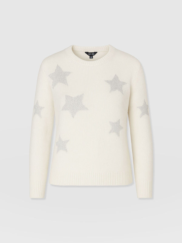 Indy Star Jumper - Cream - Women's Jumpers | Saint + Sofia® USA