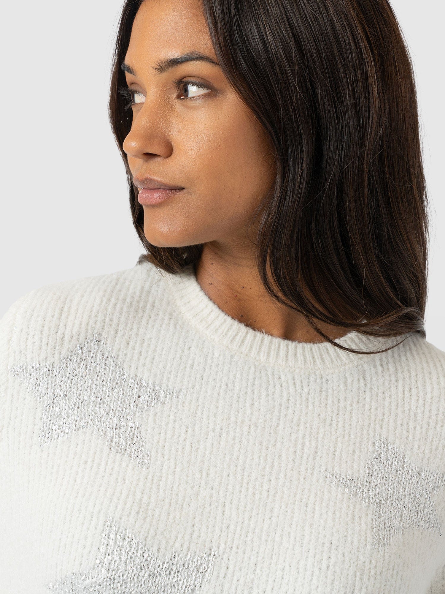 Indy Star Jumper - Cream - Women's Jumpers | Saint + Sofia® USA