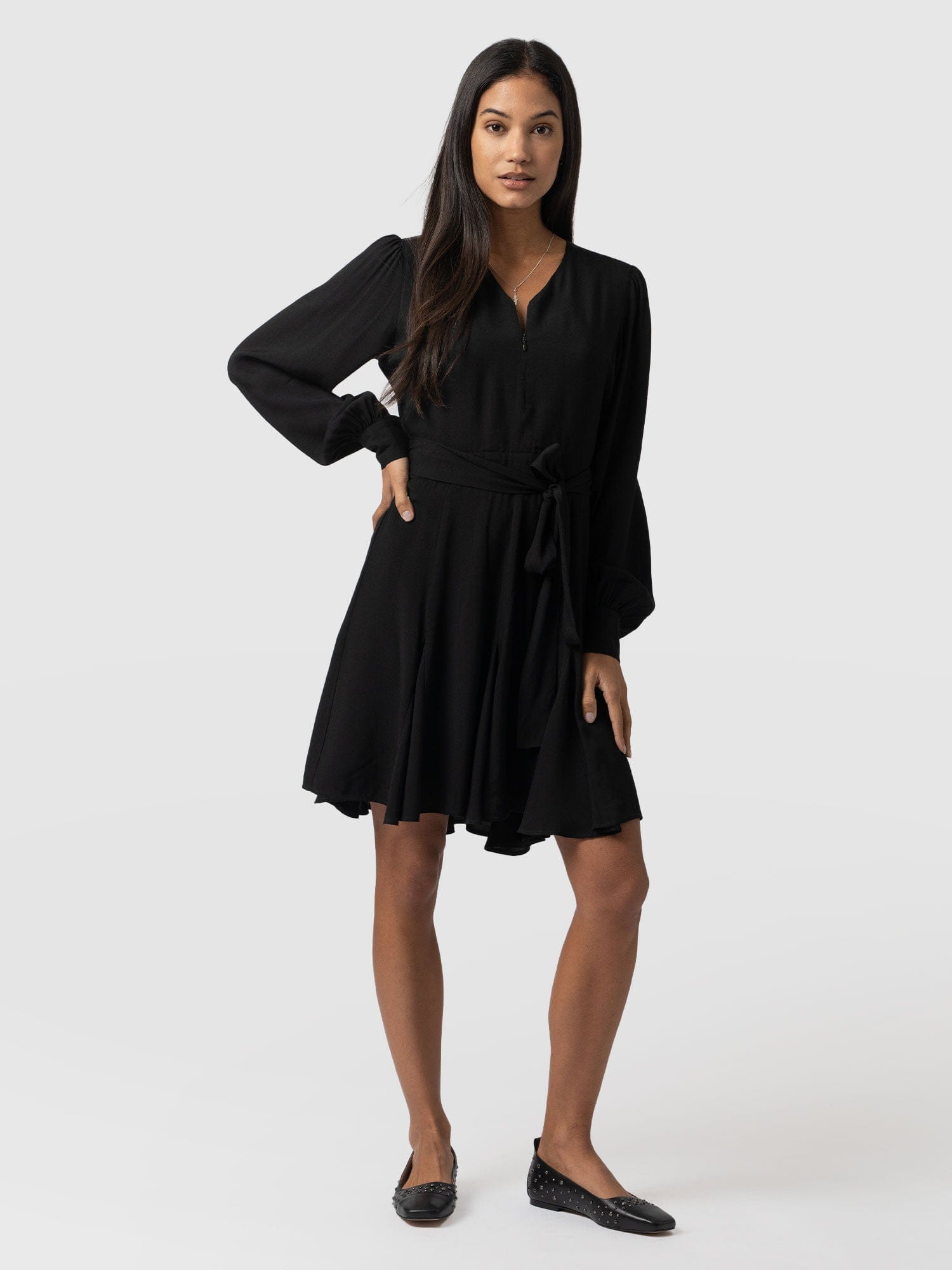 Joselyn Mini Dress Black - Women's Dresses | Saint + Sofia® USA