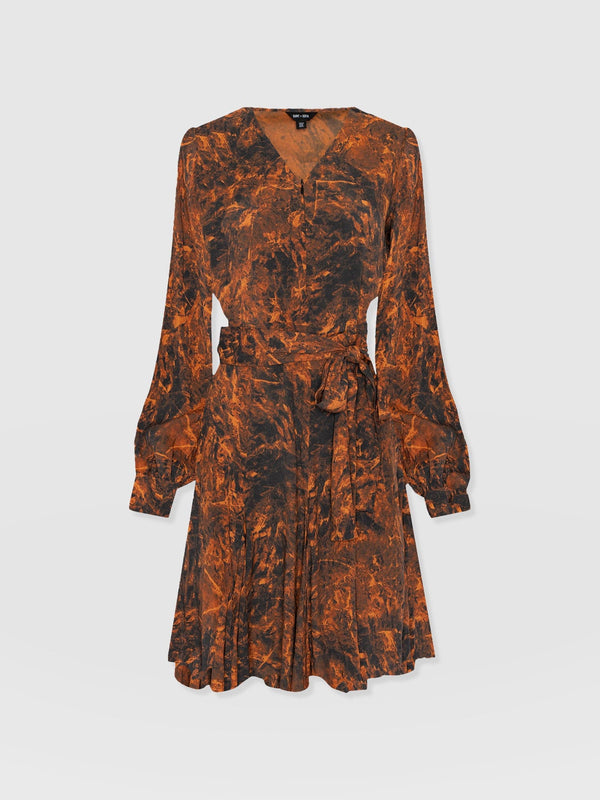 Joselyn Mini Dress - Brown Marble - Women's Dresses | Saint + Sofia® USA