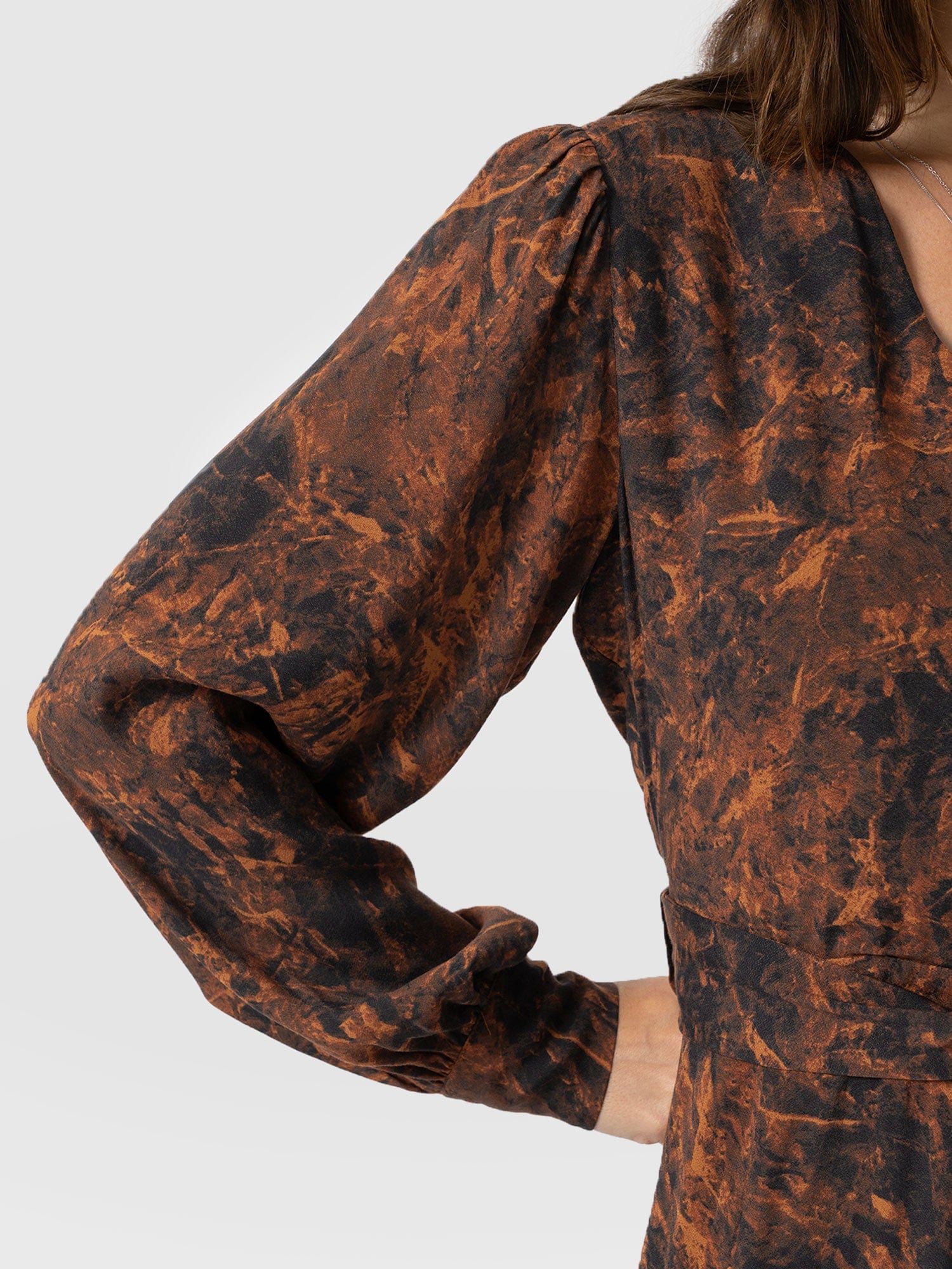 Joselyn Mini Dress - Brown Marble - Women's Dresses | Saint + Sofia® USA