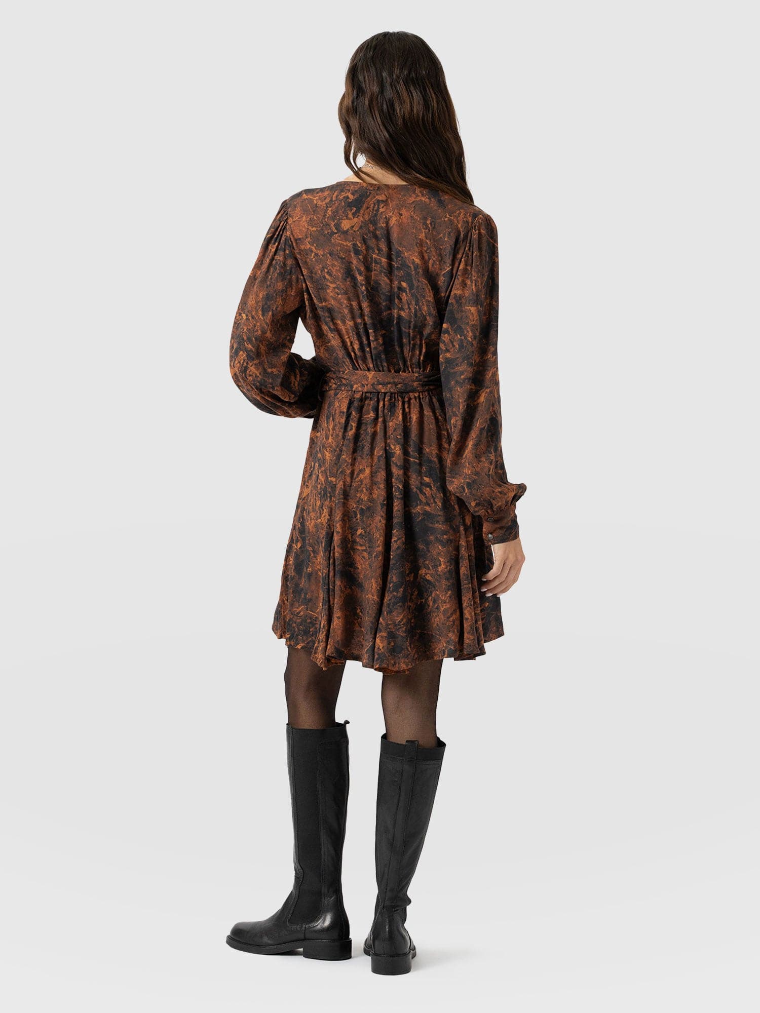 Joselyn Mini Dress - Brown Marble - Women's Dresses | Saint + Sofia® USA