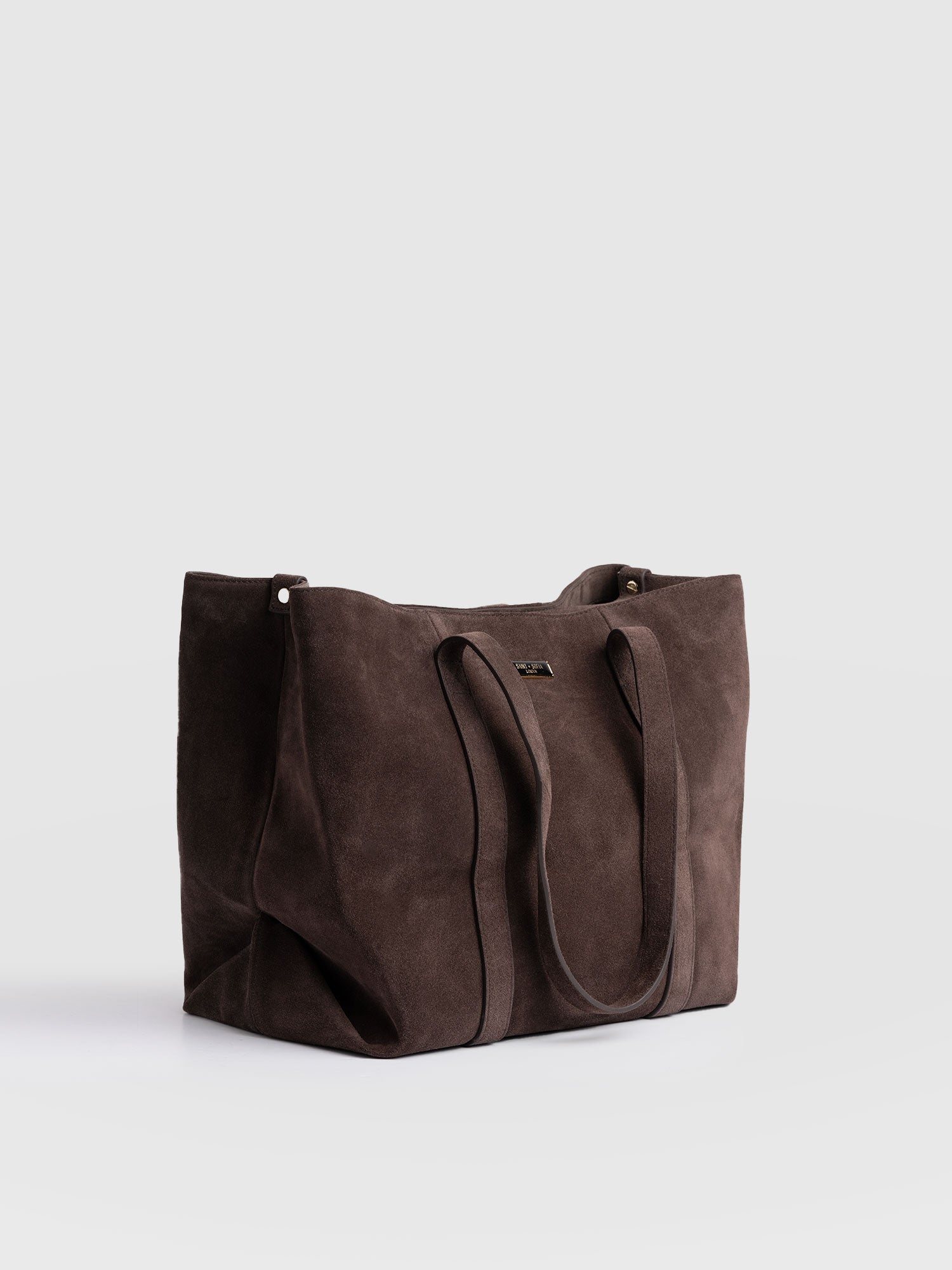Kara Shopper Bag Brown Suede - Women's Bags | Saint + Sofia® US