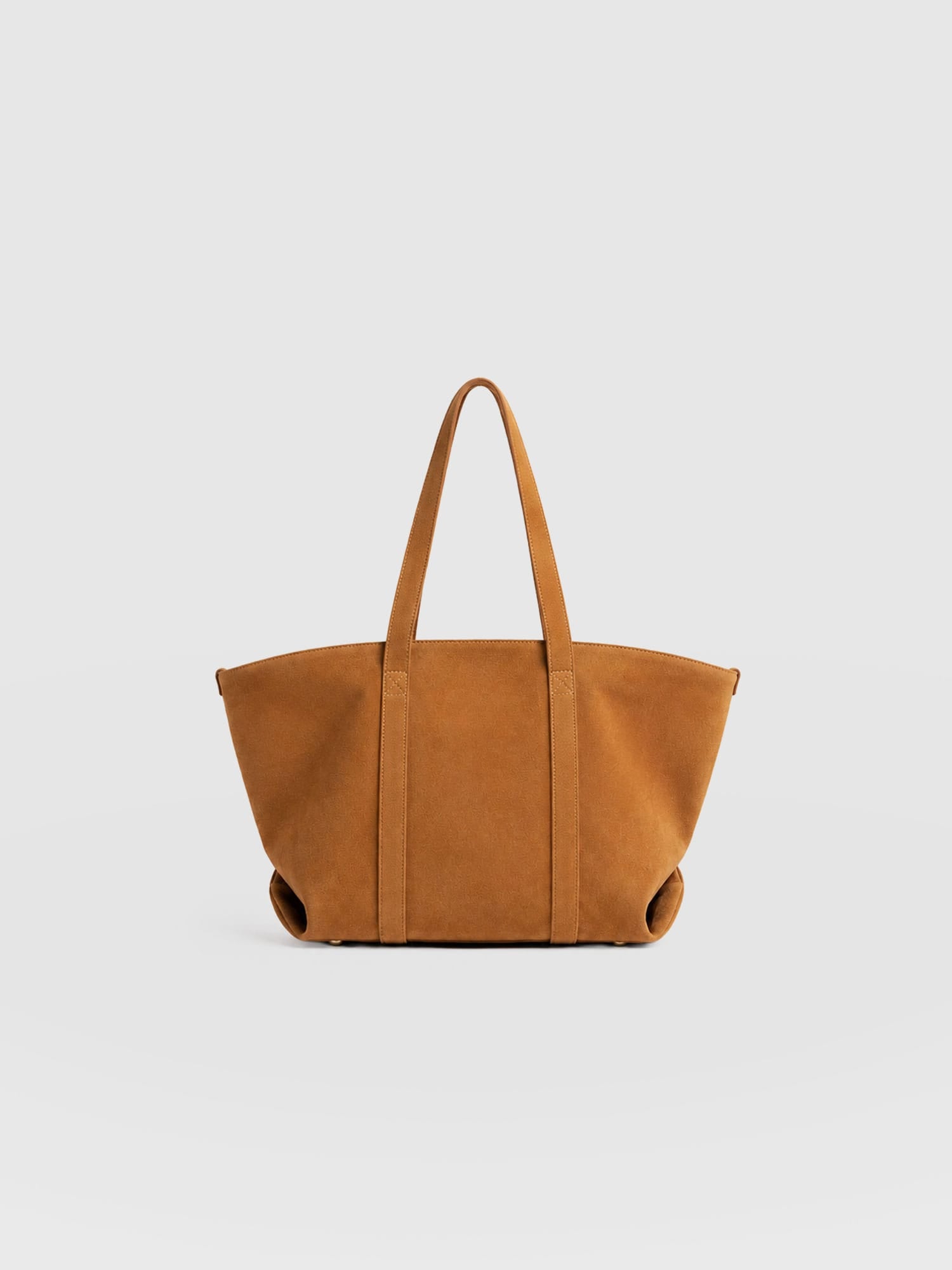 Kara Shopper Bag Tan Suede - Women's Bags | Saint + Sofia® US