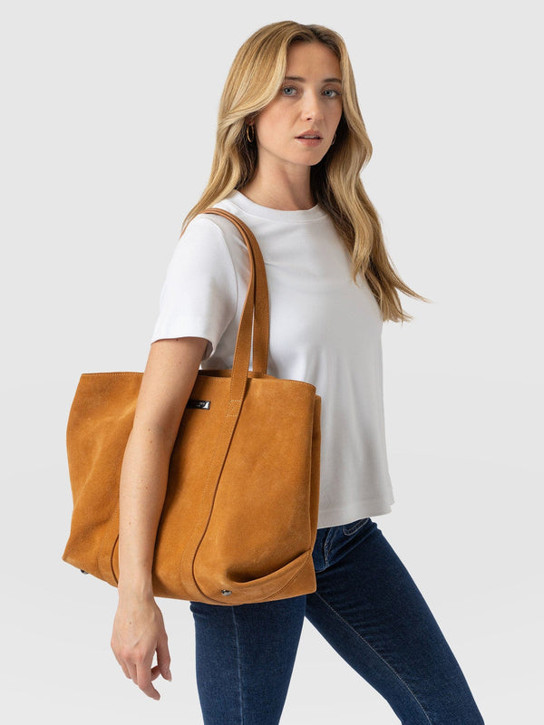 Kara Shopper Bag Tan - Women's Bags | Saint + Sofia® US