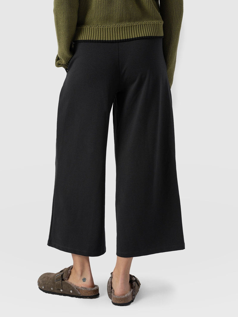 Keller Culotte Black - Women's Culottes | Saint + Sofia® USA