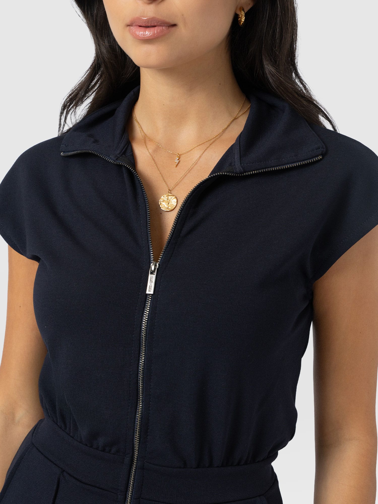 Keller Jumpsuit - Navy - Women's Jumpsuits | Saint + Sofia® USA