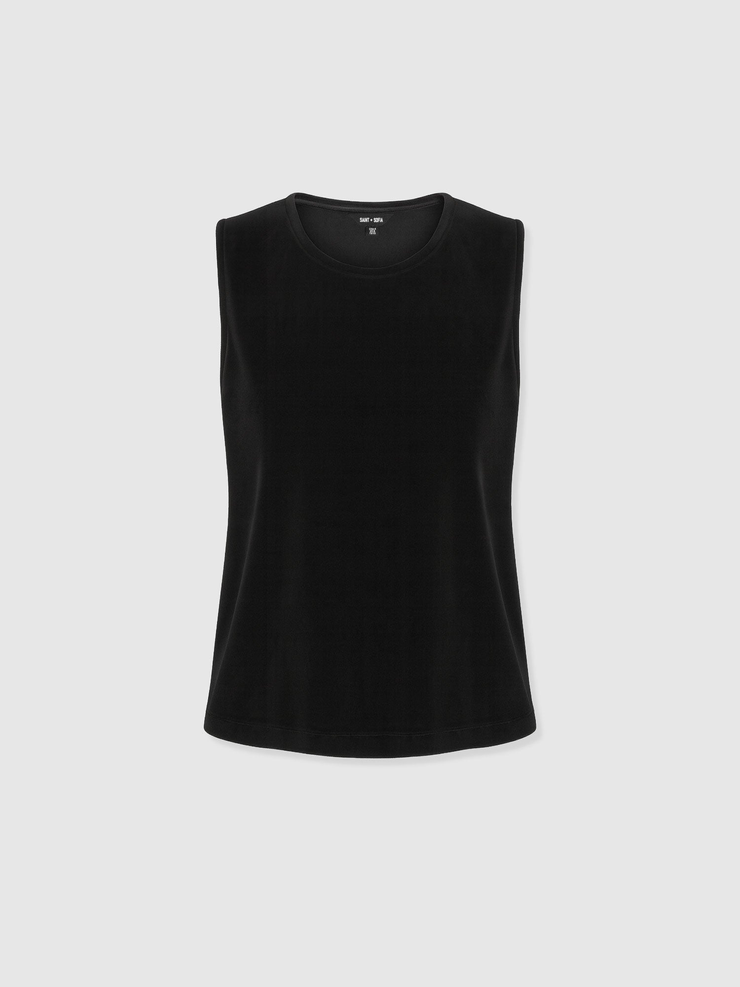 Keller Vest - Black Velvet - Women's T-shirts | Saint + Sofia® USA