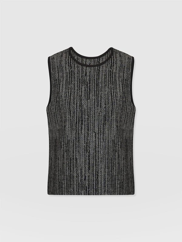 Keller Vest Grey/Black - Women's Vests | Saint + Sofia® US