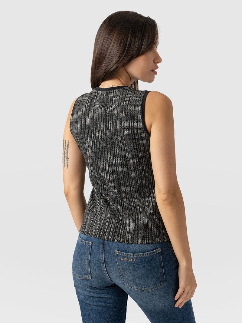 Keller Vest Grey/Black - Women's Vests | Saint + Sofia® US