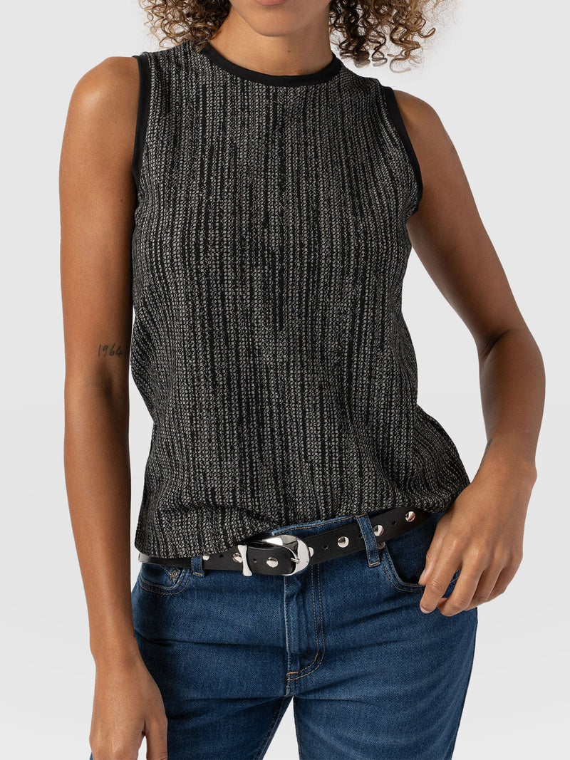 Keller Vest Grey/Black - Women's Vests | Saint + Sofia® US