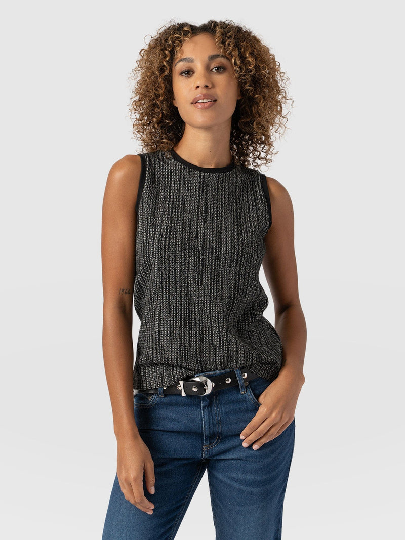 Keller Vest Grey/Black - Women's Vests | Saint + Sofia® US