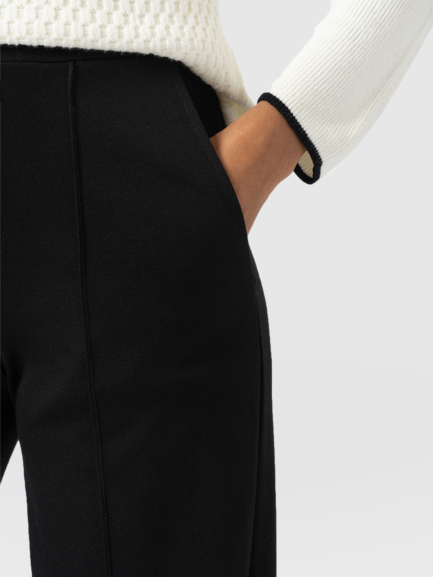 Keller Wide Leg Pant Black - Women's Pants | Saint + Sofia® USA