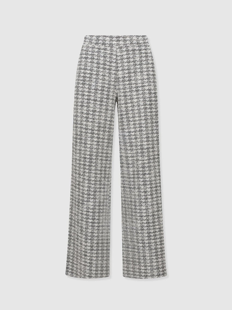 Keller Wide Leg Pant - Cream Boucle - Women's Pants | Saint + Sofia® USA