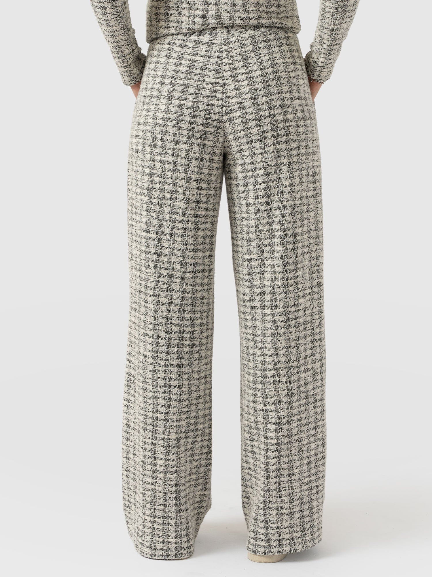 Keller Wide Leg Pant - Cream Boucle - Women's Pants | Saint + Sofia® USA